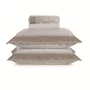 Jogo Cama Super King Martorana 300 Fios Trussardi Branco e Legno 280cm x 300cm
