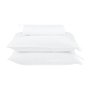 Jogo Capa de Edredom Super King Lino Linho Buddemeyer Luxus Branco 2,90 x 2,60 m