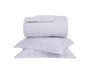 Jogo Colcha Queen 300 Fios Damask Stripes Buddemeyer Prata