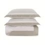 Jogo Colcha Queen Mondello 600 Fios Trussardi Branco e Moonbean 260cm x 280cm