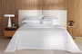 Jogo Colcha Queen Naxos 400 Fios Trussardi Branco 260cm x 280cm