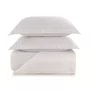 Jogo Colcha Queen Olivine Bambu 300 Fios Trussardi Branco 260cm x 280cm