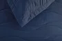 Jogo Colcha Solteiro Novara 300 Fios Trussardi Azul Siciliano 200cm x 280cm