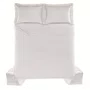 Jogo Colcha Super King Girelli Bambu 300 Fios Trussardi Branco e Platino 310cm x 280cm