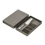 Jogo Com 01 Espatula e 06 Garfos Para Bolo Serenity St. James Inox