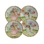 Jogo de 04 Pratos de Sobremesa Rabbit's Garden Maison Blanche 