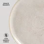 Jogo de 06 Pratos Rasos Bio Latte Porto Brasil 27,5 cm