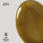 Jogo de 06 Pratos Sobremesa Oval Orgâncio Âmbar Porto Brasil