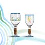 Jogo de 06 Taças De Água Brisas Da Bahia Maison Blanche 590 ml