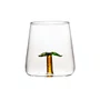 Jogo de 2 Copos em Vidro Borossilicato Coqueiro 450 ml