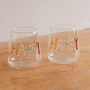Jogo de 2 Copos em Vidro Borossilicato Happy 450 ml