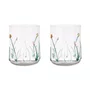 Jogo de 2 Copos em Vidro Borossilicato Jardim Verde 450 ml