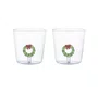 Jogo de 2 Copos Guirlanda Natal 300 ml