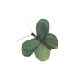 Jogo De 4 Anéis De Guardanapo Borboleta Verde