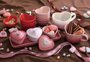 Jogo de 5 Ramekins de Coração em Cerâmica Le Creuset Rosa
