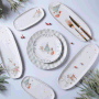 Jogo de 6 Pratos Rasos Coup Stoneware Christmas Porto Brasil