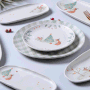 Jogo de 6 Pratos Rasos Coup Stoneware Christmas Porto Brasil