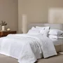 Jogo de Cama 8 Peças Queen Farfalla 200 Fios Trussardi Branco