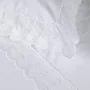 Jogo de Cama 8 Peças Queen Farfalla 200 Fios Trussardi Branco