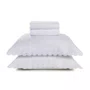 Jogo de Cama 8 Peças Queen Farfalla 200 Fios Trussardi Branco