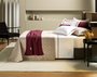 Jogo de Cama Casal 100% Algodão Egípcio Cetim 300 Fios San Martino Trussardi Branco e Ardósia 