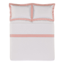 Jogo de Cama Casal 200 Fios Olga Trussardi Branco/Alba