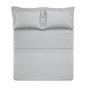 Jogo De Cama Casal Cammillo 200 Fios Cinza/Chumbo Trussardi 2,20X2,60