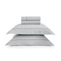Jogo De Cama Casal Cammillo 200 Fios Cinza/Chumbo Trussardi 2,20X2,60