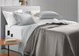 Jogo De Cama Casal Cammillo 200 Fios Cinza/Chumbo Trussardi 2,20X2,60