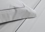 Jogo De Cama Casal Cammillo 200 Fios Cinza/Chumbo Trussardi 2,20X2,60