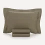 Jogo de Cama Casal Dallas 300Fios Egipcio Karsten Oliva 2,20x2,60 cm