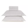 Jogo de Cama Casal Fiesole 200 Fios Trussardi Branco e Branco 220cm x 260cm
