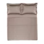 Jogo De Cama Casal Girelli Bambu 300 Fios Trussardi Nocciola 2,20 x 2,80 m