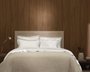 Jogo de Cama Casal Percal 300 Fios Andreani Trussardi Branco e Legno