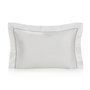 Jogo de Cama Queen 1000 Fios Mileto Trussardi Branco Ardosia
