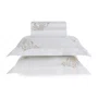 Jogo de Cama Queen Anicia 300 Fios Egípcio Trussardi Branco 2,40 x 2,80 m