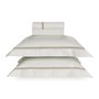 Jogo de Cama Queen Ariani 300 Fios Trussardi Branco e Legno 2,40m X 2,60m