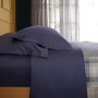 Jogo De Cama Queen Basquiat 400 Fios Buddemeyer Luxus Azul Midnight 2,40 x 2,80 m