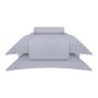 Jogo de Cama Queen Basquiat 400 Fios Buddemeyer Luxus Cinza Bourbon 2,40 x 2,80 m
