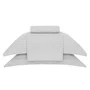 Jogo de Cama Queen Brunello 600 Fios Buddemeyer Luxus Bege Pecan 2,40 x 2,80 m