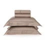 Jogo De Cama Queen Contessina 300 Fios Bambu Trussardi 2,40 x 2,80 m Nocciola