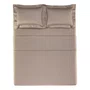 Jogo De Cama Queen Contessina 300 Fios Bambu Trussardi 2,40 x 2,80 m Nocciola
