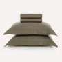 Jogo de Cama Queen Dallas 300Fios Egipcio Karsten Oliva 2,40x2,60 cm