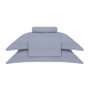 Jogo de Cama Queen Dallas II 600 Fios Buddemeyer Luxus Azul Balm 2,40 x 2,80 m