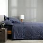 Jogo de Cama Queen Damask Square 300 Fios Buddemeyer Azul 2,40 x 2,50 m