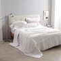 Jogo De Cama Queen Damask Stripes Buddemeyer Branco