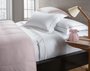 Jogo De Cama Queen Dubai 300 Fios Kacyumara Branco/Rose