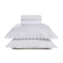 Jogo de Cama Queen Farfalla 200 Fios Trussardi Branco