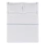 Jogo de Cama Queen Menfi 200 Fios Trussardi Branco e Azul 240cm x 260cm