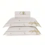Jogo de Cama Queen Mimosa 300 Fios Trussardi Estampado 240cm x 280cm